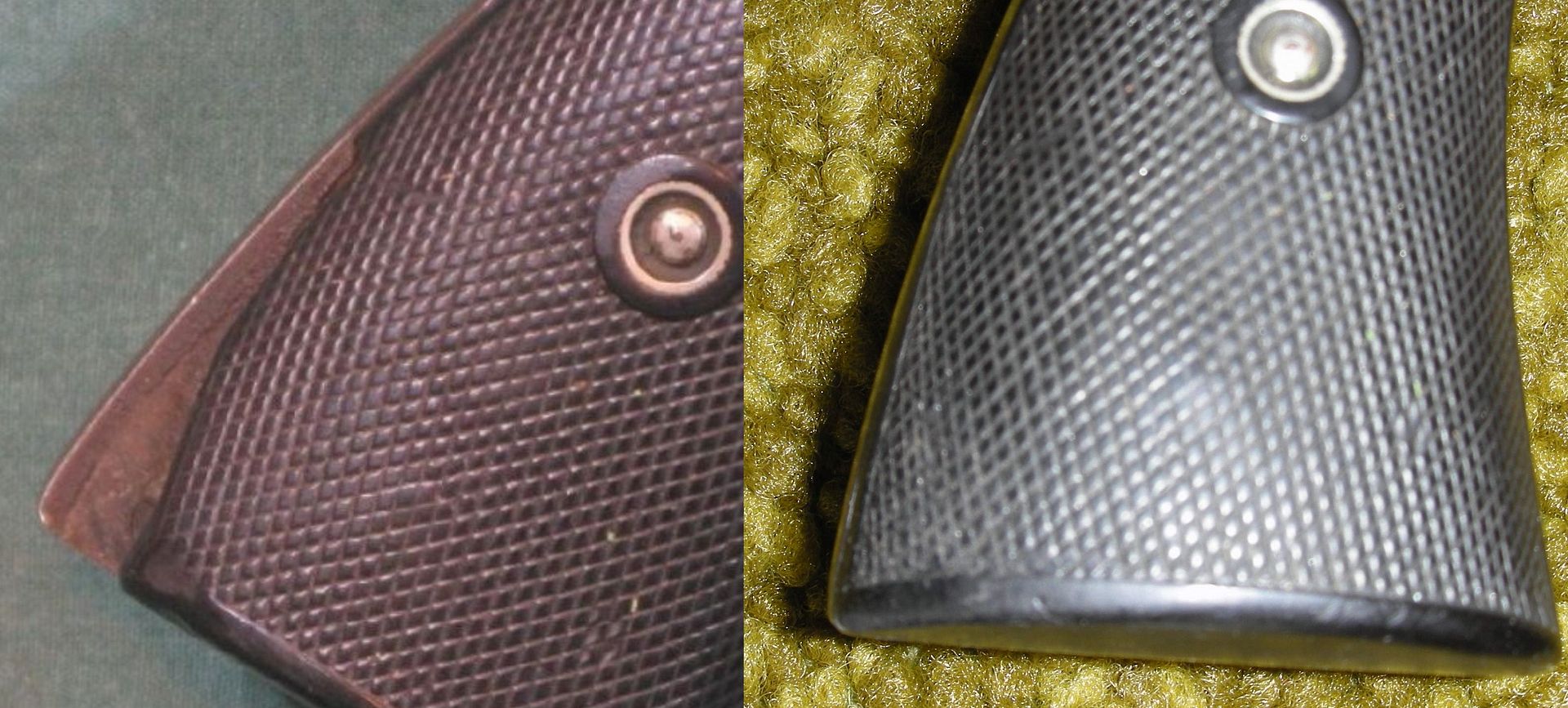 Repair hard rubber grips